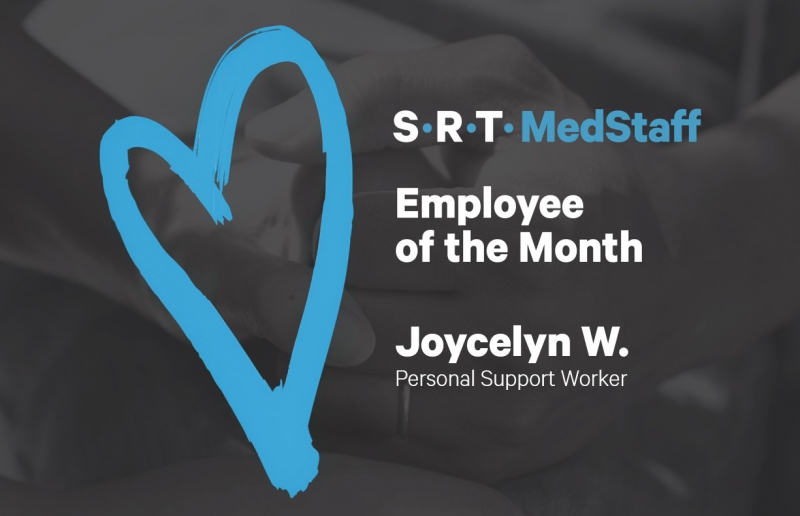A big congratulations to our Employee of the Month, JOYCELYN W.
