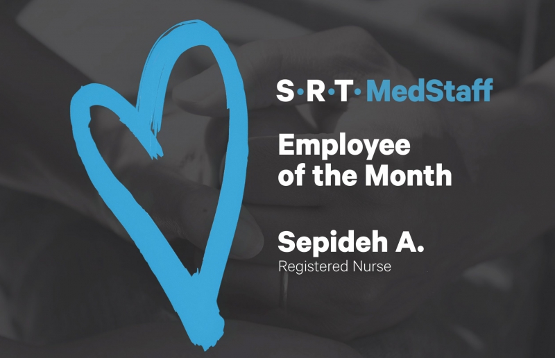 A big congratulations to our Employee of the Month, SEPIDEH A.
